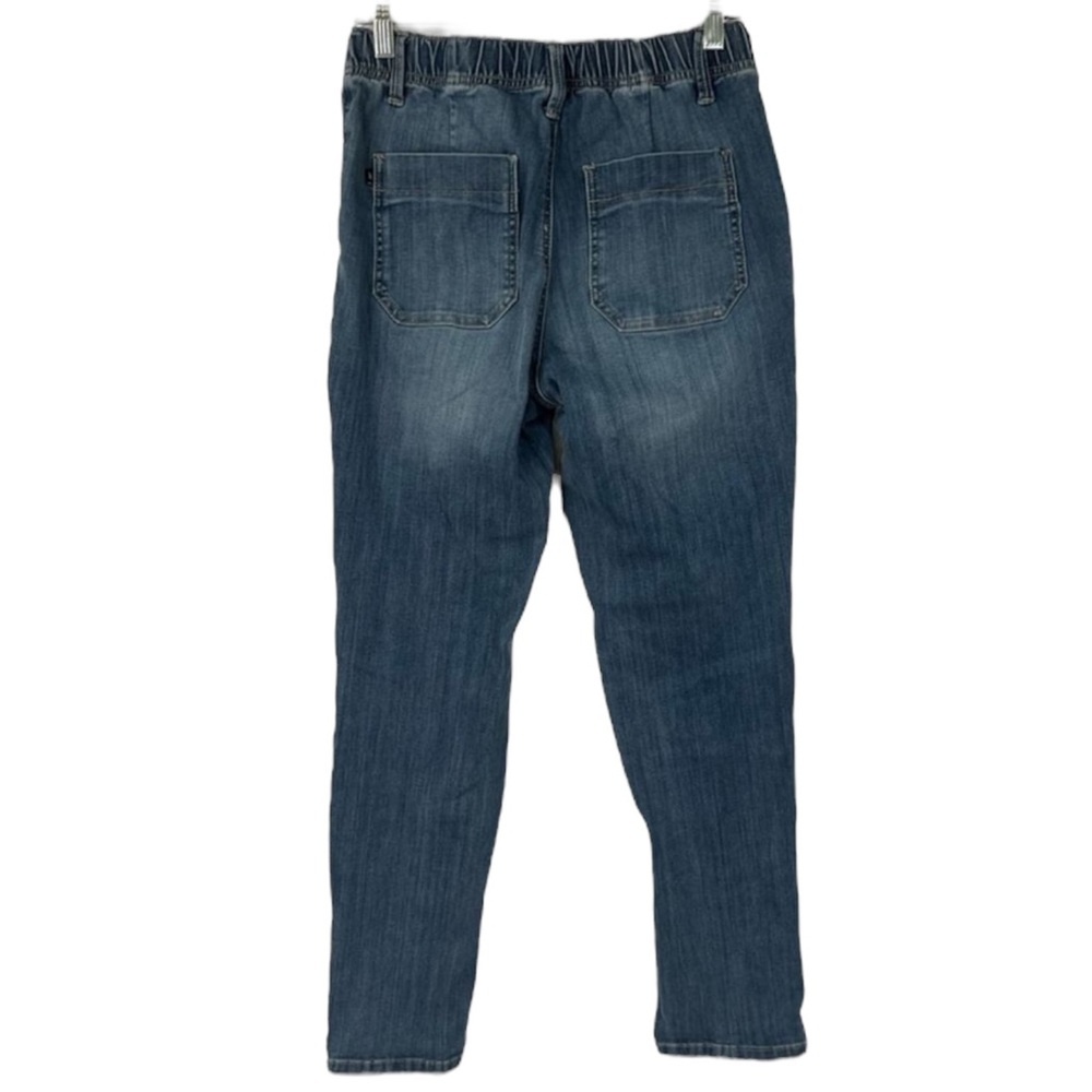 JUDY BLUE Jogger Drawstring Jeans in Classic Blue Size 1 / 25 — So Comfortable!! - Picture 3 of 6